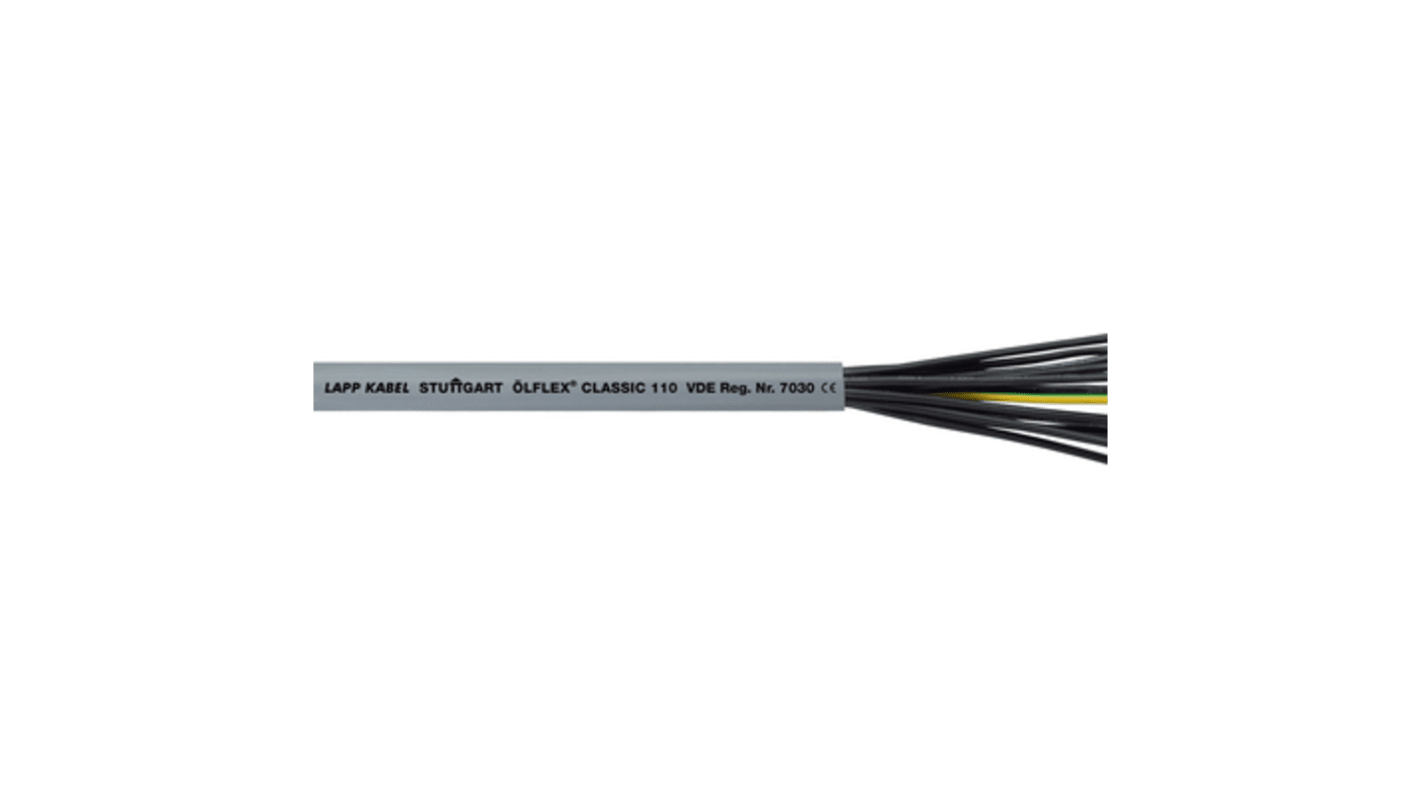 Kabel zasilający 12 Core Polichlorek winylu PVC Sheath Szary, 500 V AC