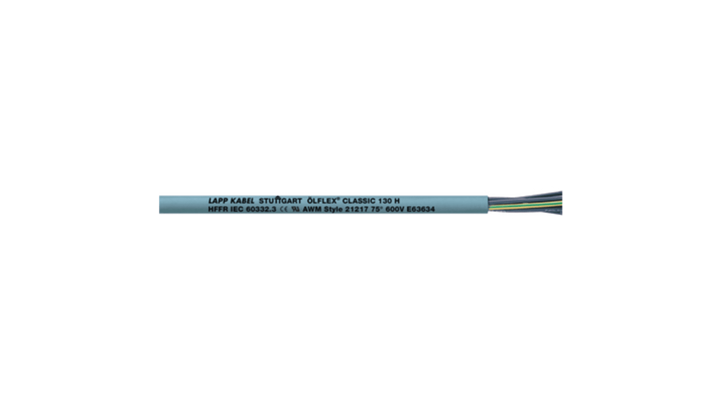 Lapp, Flexible Multicore, 100m 2 Core, Grey Halogen Free Compound Power Cable