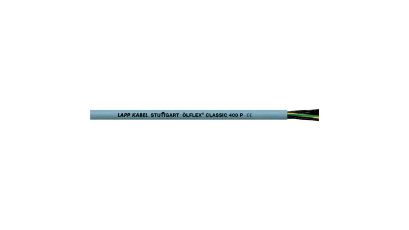 Lapp, Flexible Multicore, 100m 3 Core, Grey Polyurethane PUR Power Cable