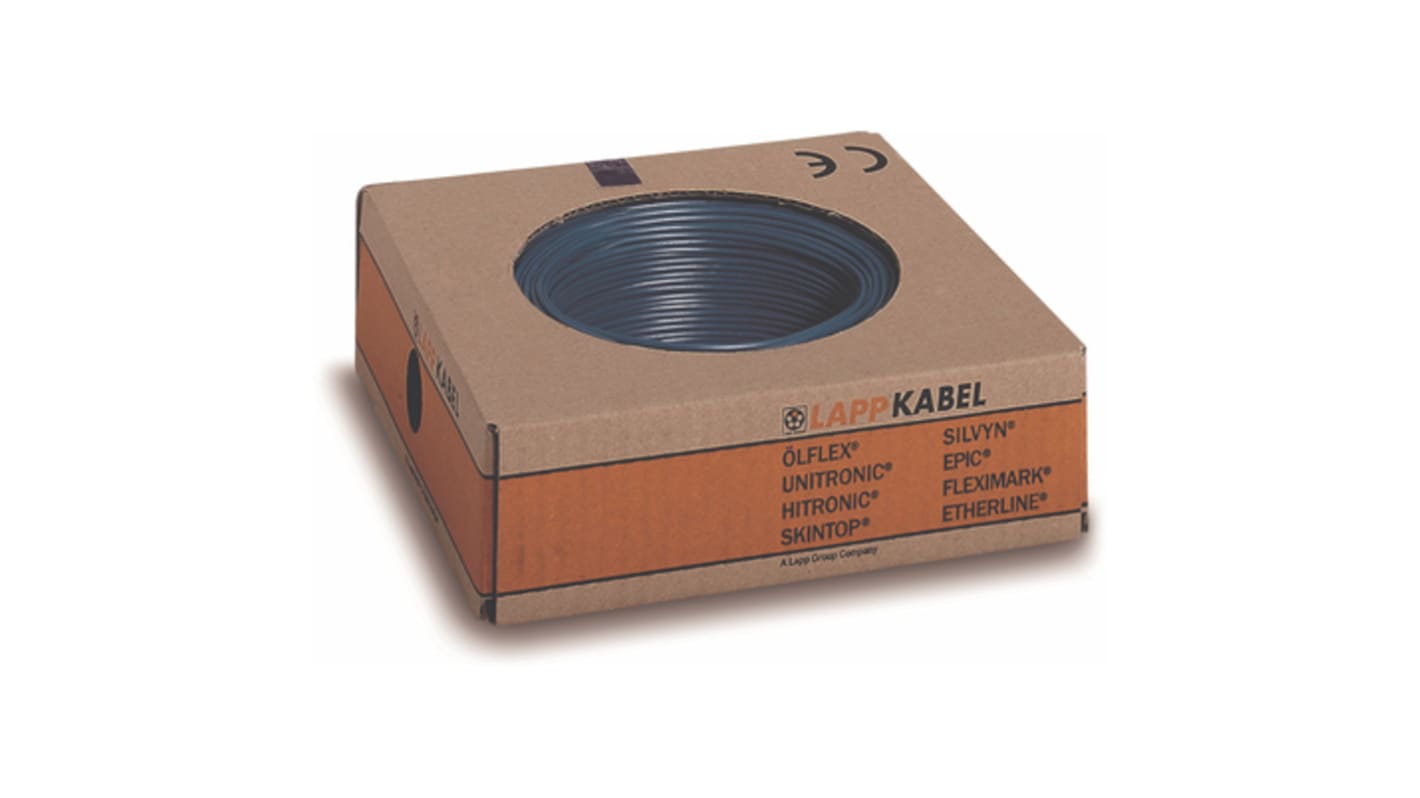 Kabel zasilający 1 Core Polichlorek winylu PVC Sheath Czarny, 750 V AC