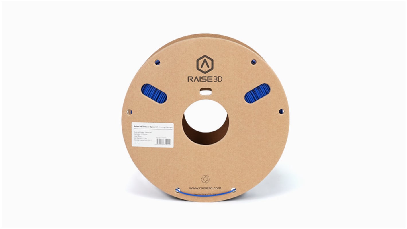 Raise3D 1.75mm Blue PLA High Speed 3D Printer Filament, 1kg