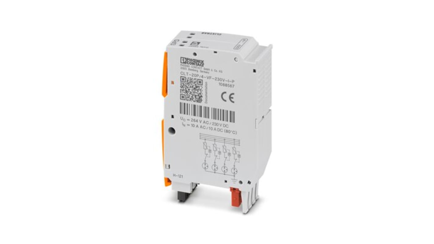 Phoenix Contact, 1088567, Überspannungsableiter, , DIN-Schienen, 1,5kV CLIXTRAB CLT