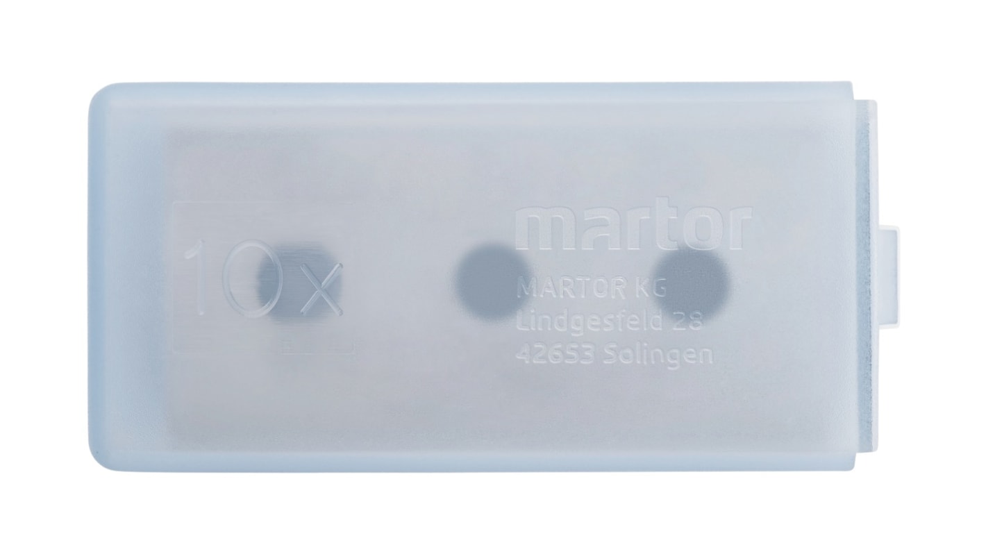 MARTOR Steel Flat Knife Blade 18.5 mm, 10 per Package