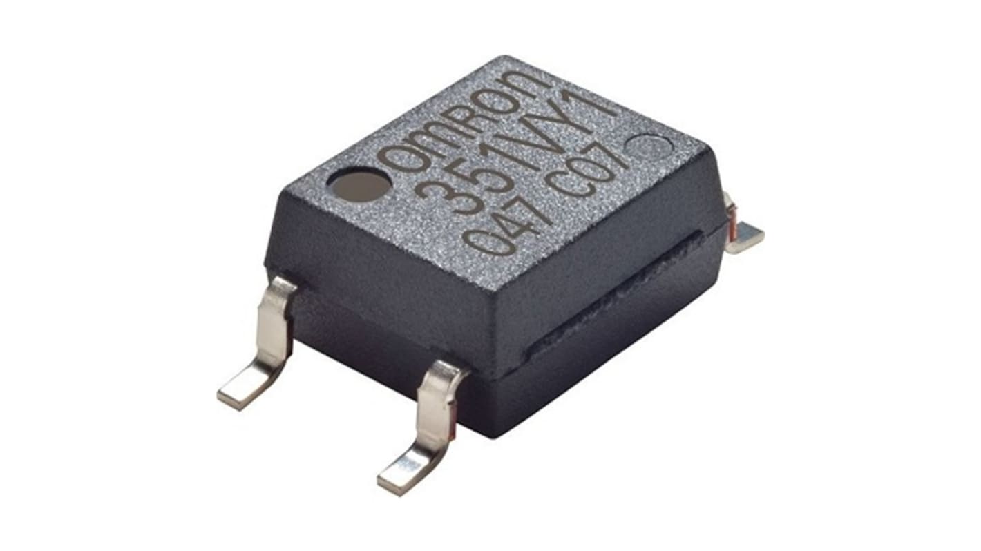 Omron G3VM Series Solid State Relay, 700 mA Load, Surface Mount, 350 V Load, 1.4 V Control