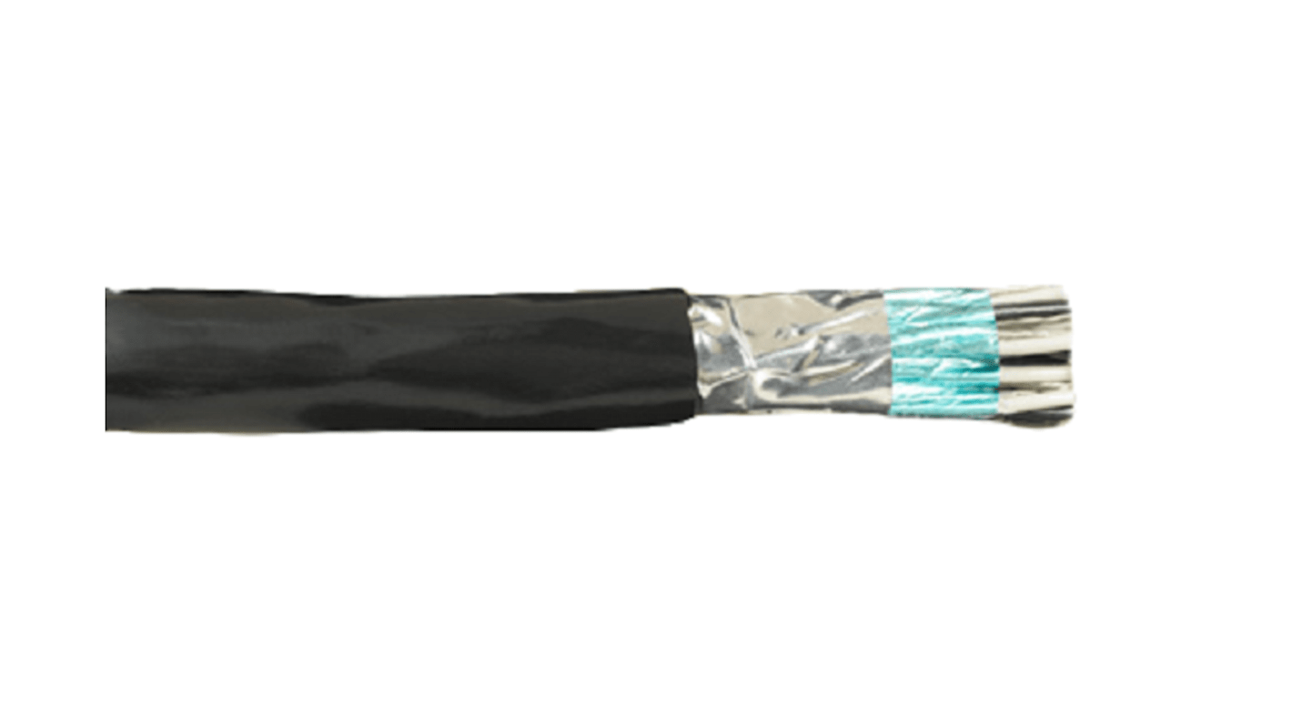 Alpha Wire Alpha Essentials Communication & Control, Computer Cable, 1000ft 2 Core, Grey Polyvinyl Chloride PVC Power