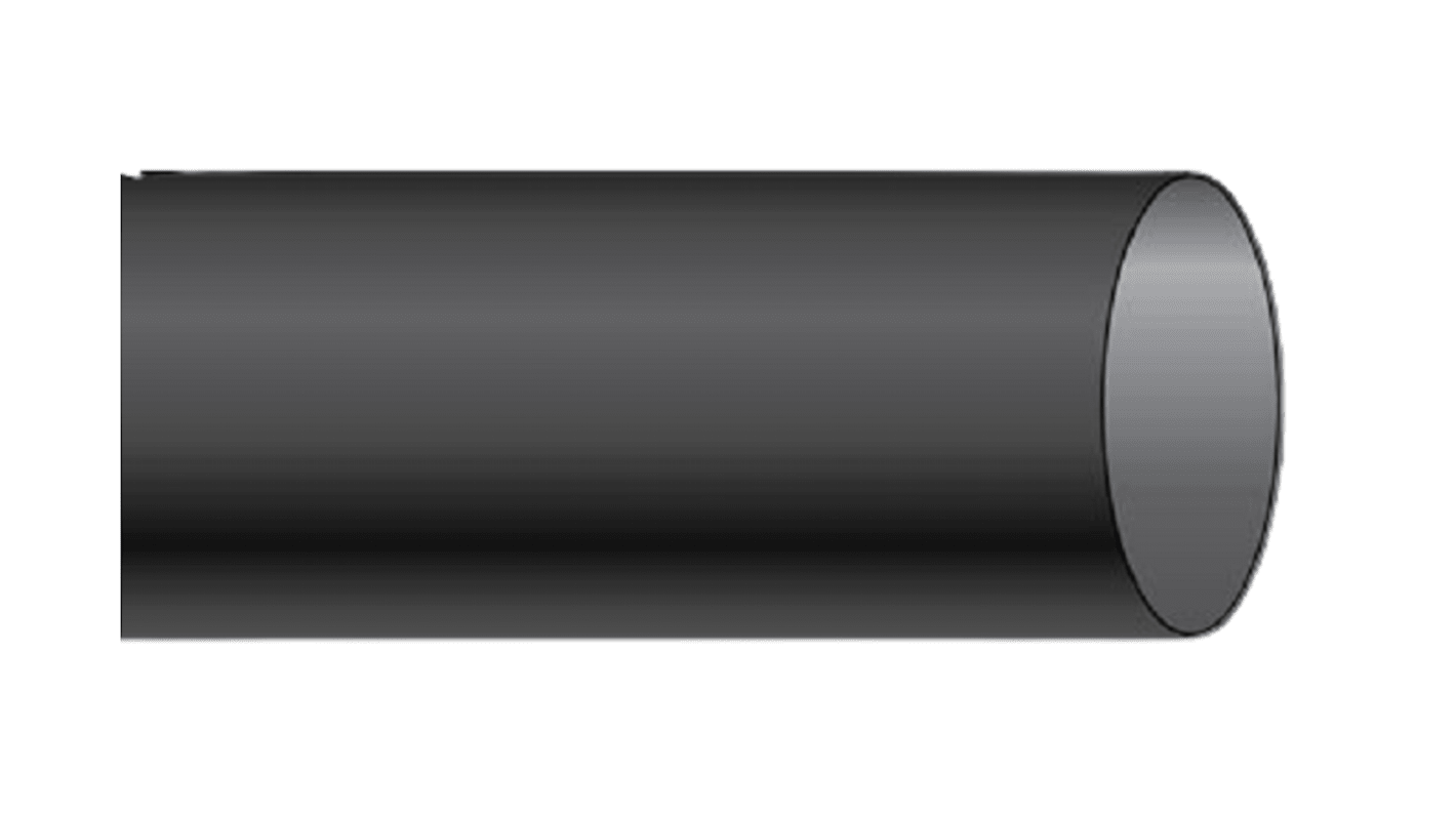 Guaina termorestringente Alpha Wire Ø 0.187poll, col. Nero, restringimento 2:1, L. 1.22m, adesiva