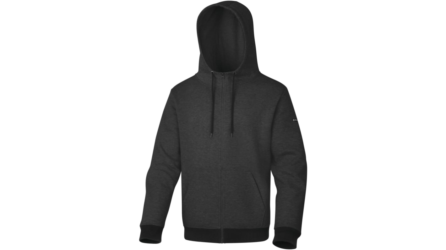 Felpa da lavoro Delta Plus AREZZO per  Unisex, col. Nero, 3XL, in 35% cotone, 65% poliestere