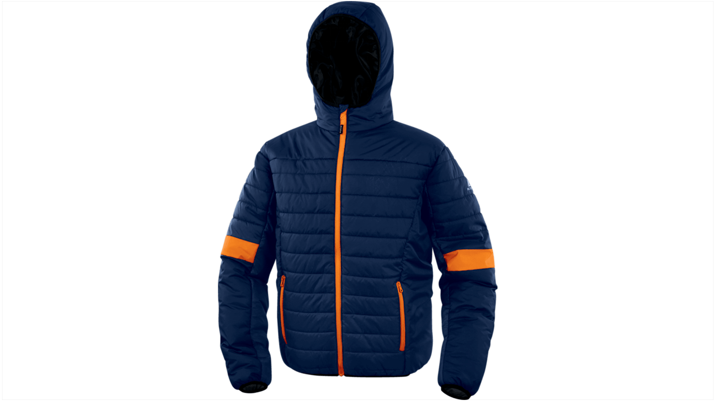 Delta Plus BLOOM Black/Green/White/Yellow, Water Repellent Parka Jacket, XXL