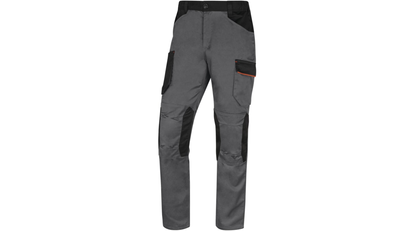 Delta Plus M2PW3 Unisex Arbeitshose, Baumwolle, Polyester Schwarz/Grün/Weiß/Gelb Leichte Ausführung, Dehnbar, Größe