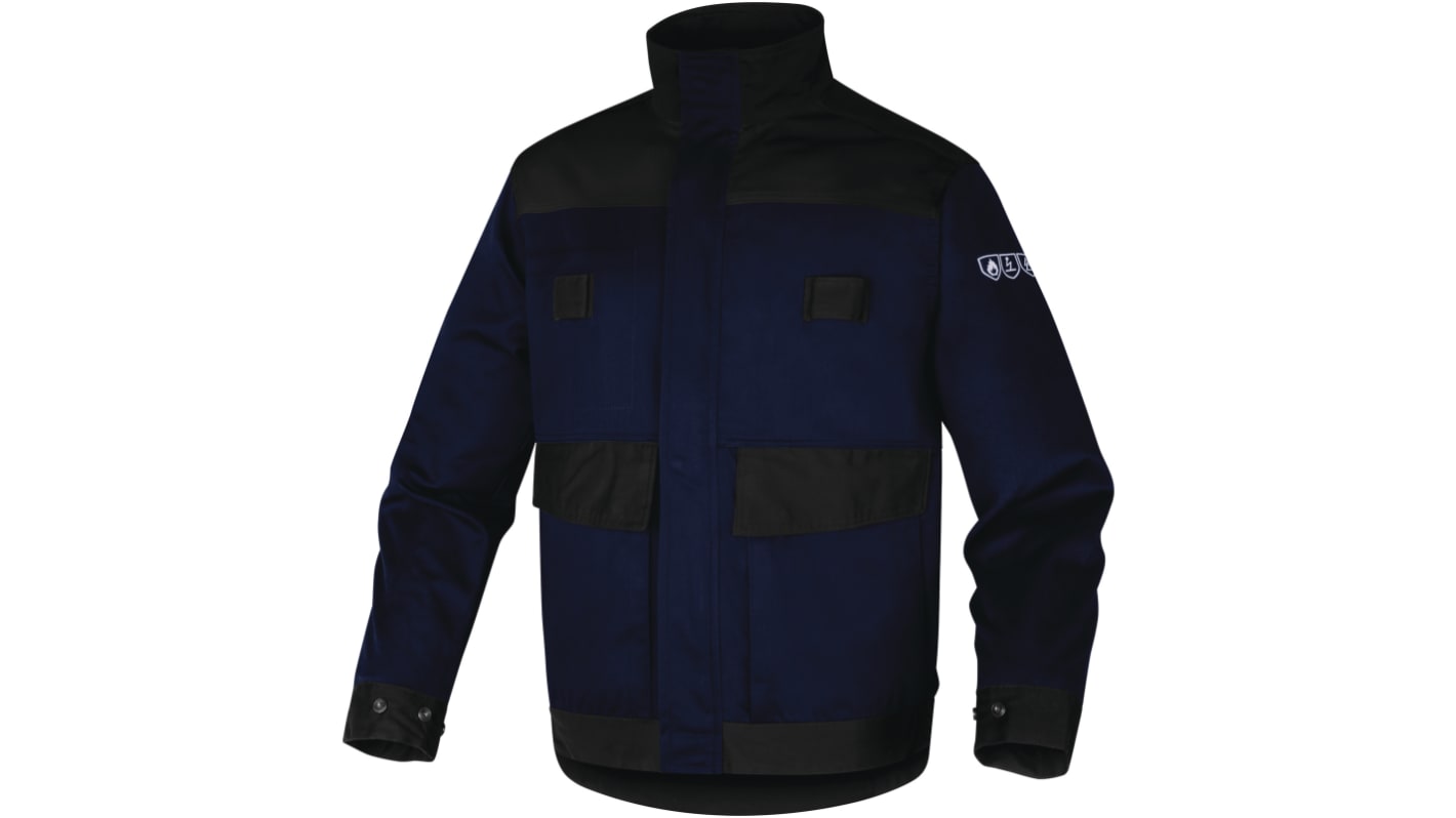 Delta Plus MAIVE2 Unisex Arbeitsjacke Schwarz/Marineblau, Größe 3XL