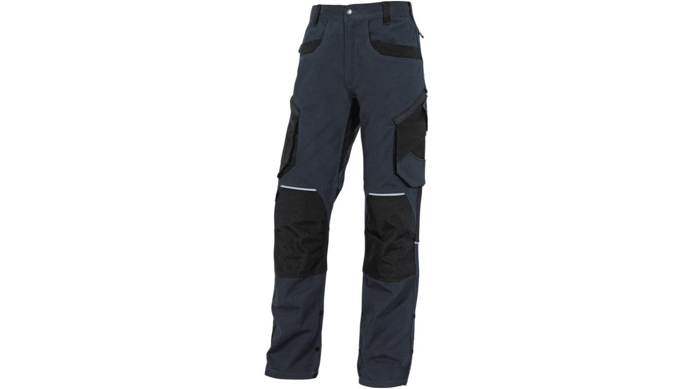Delta Plus MOPA2 Unisex Arbeitshose, Baumwolle, Elastan, Marineblau Langlebig, Dehnbar, Größe 105.41 → 116.84cm