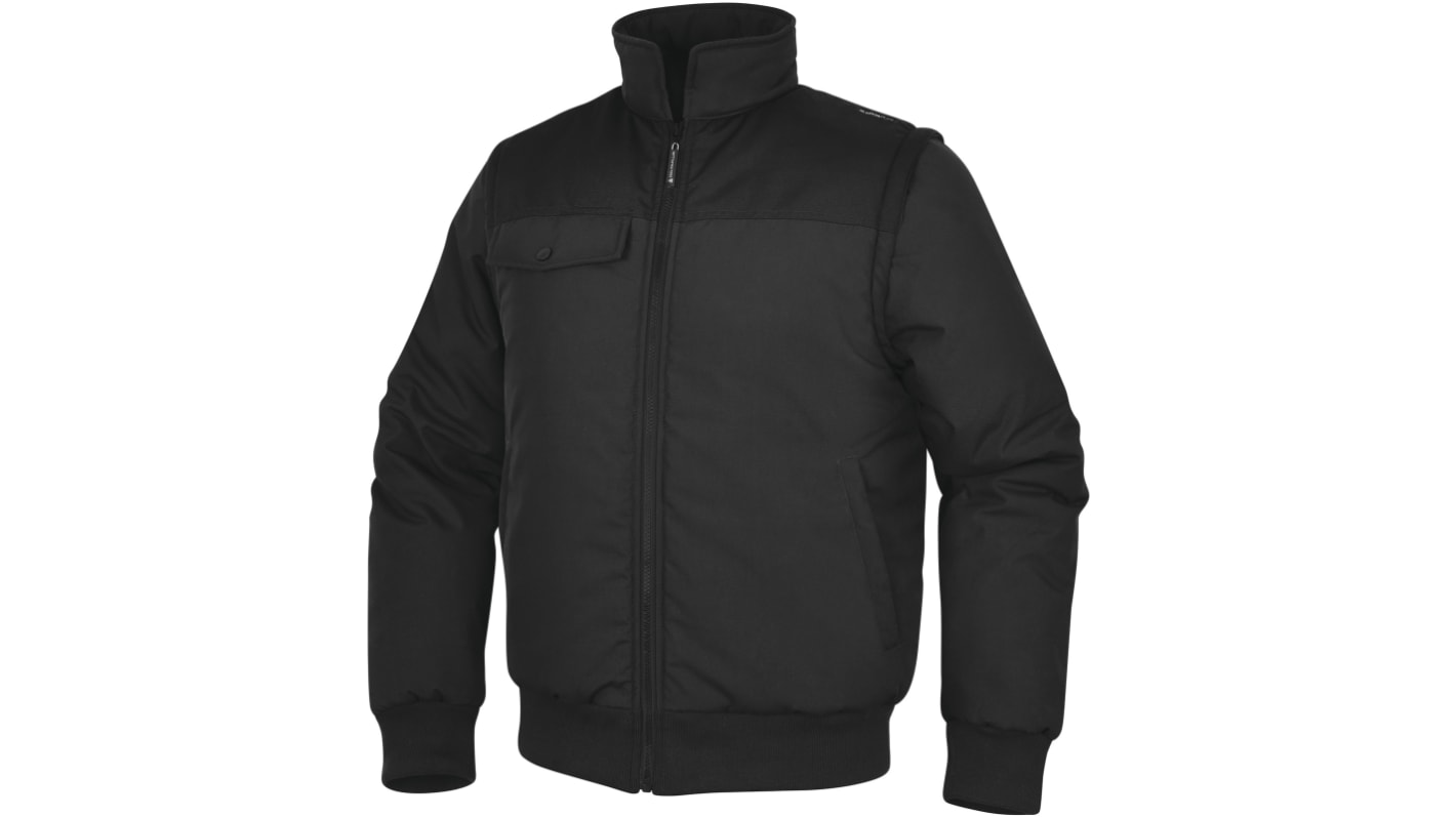 Chaqueta de trabajo, L, Negro/azul marino, A prueba de viento NEWDELTA2