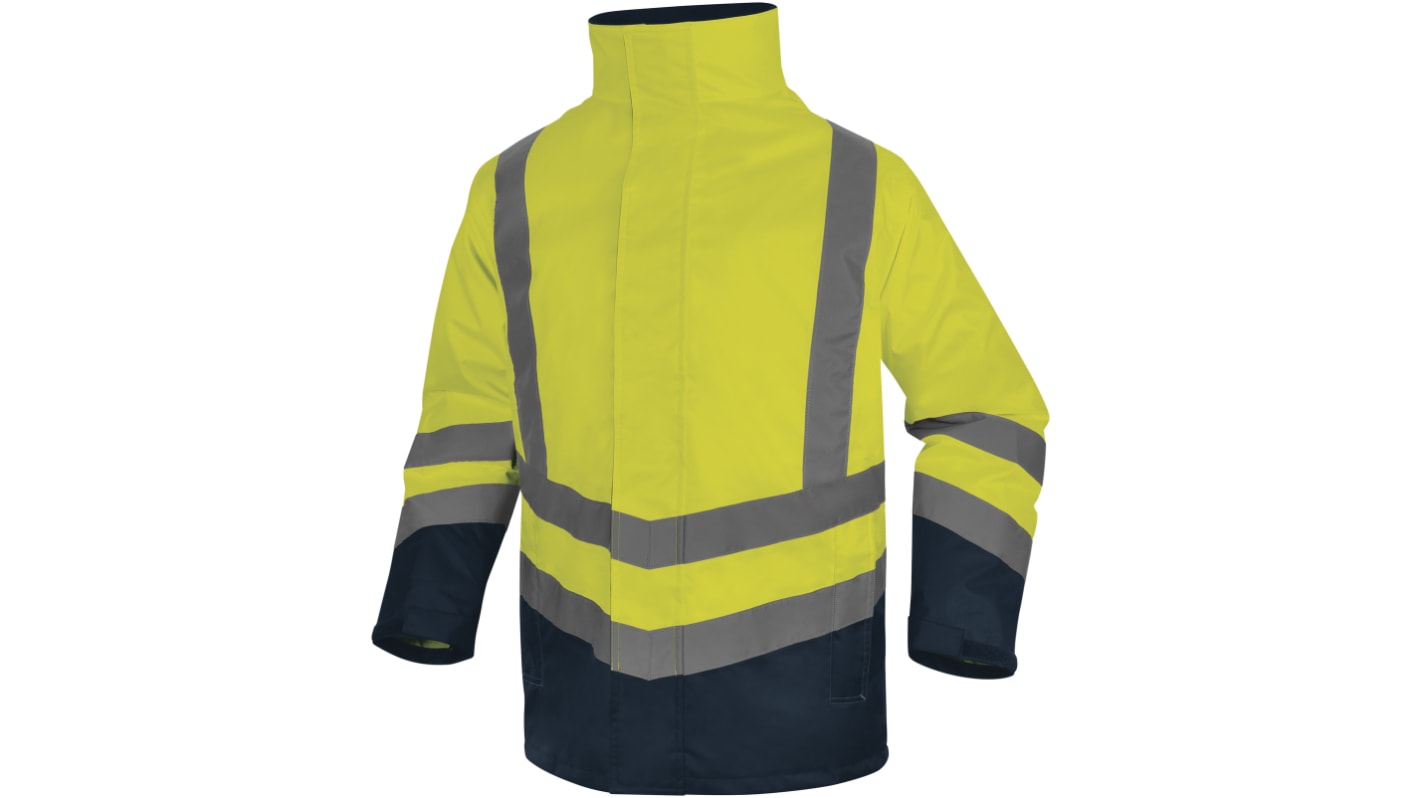 Parka Delta Plus OPTIMUM3, Jaune-bleu marine fluorescent, taille 3XL, Unisexe