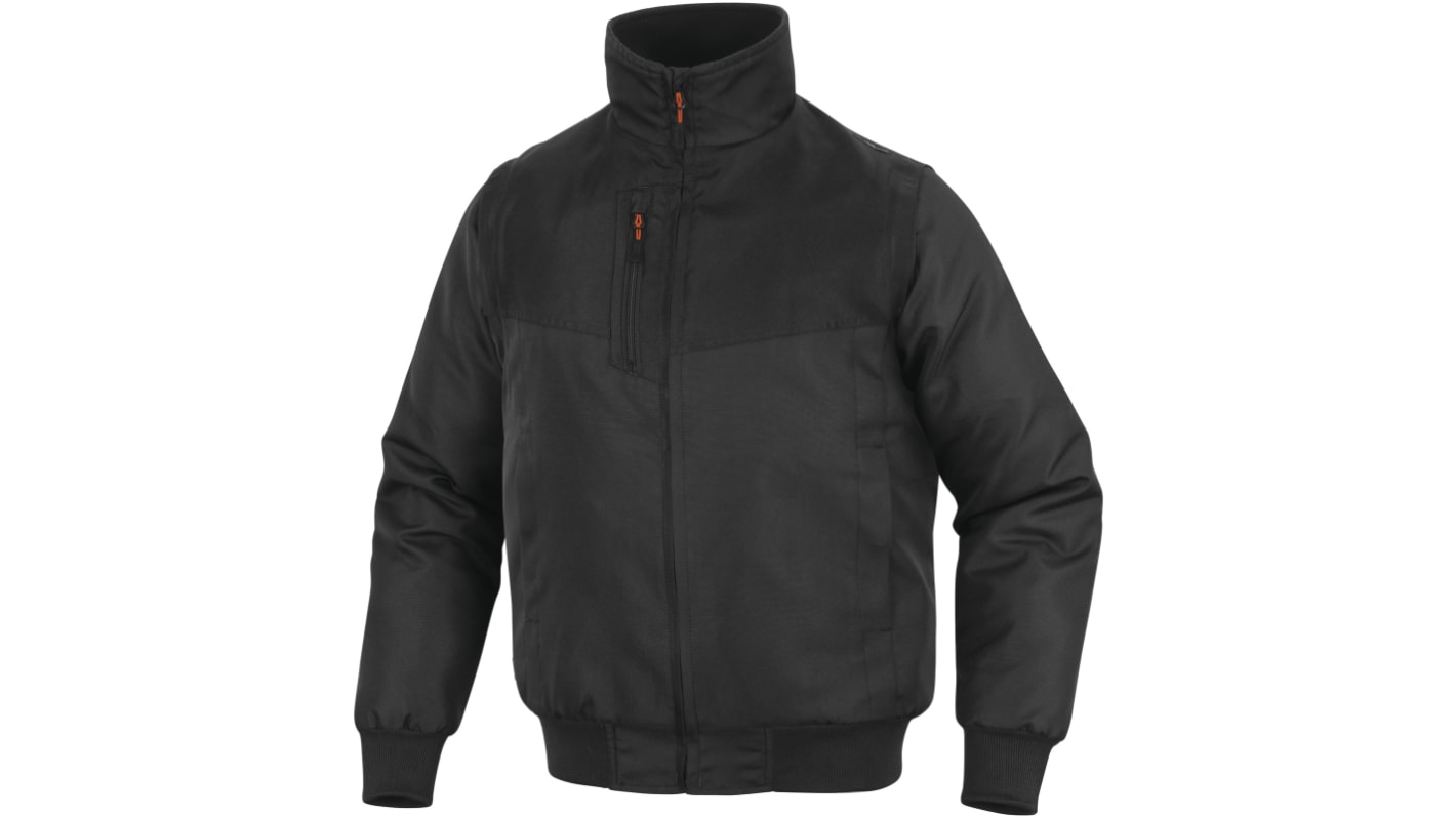 Delta Plus RENO2 Parka Unisex Parka, wasserdicht Schwarz/Marineblau, Größe M