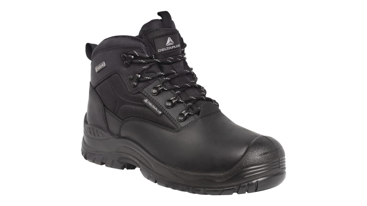 Botas de seguridad Delta Plus, serie SAMY2 S3 SRC de color Negro, Blanco, talla 48, S3 SRC