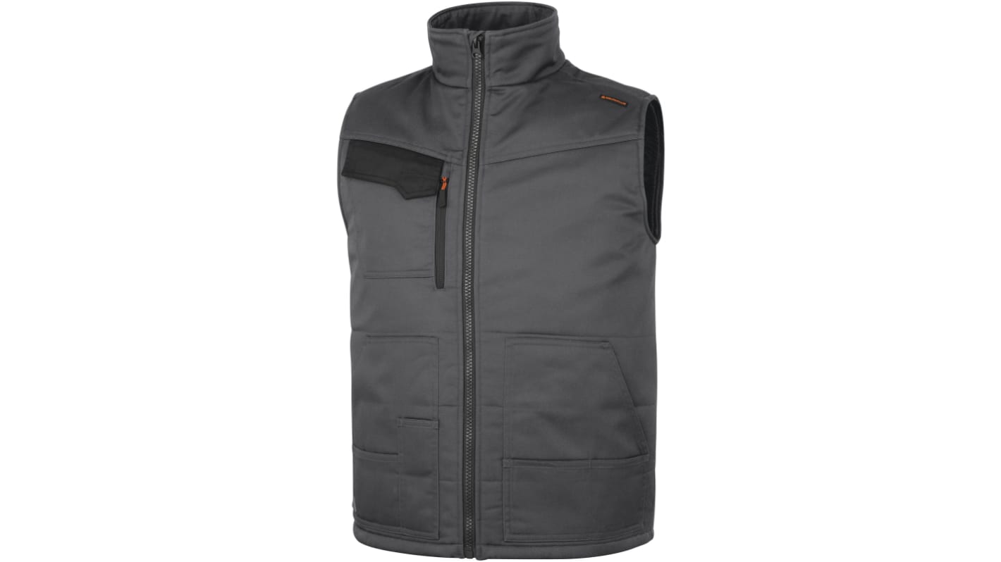 Bodywarmer Delta Plus STOCKTON3 Unisexe, Noir/Vert/Blanc/Jaune, taille 3XL, Coupe-vent