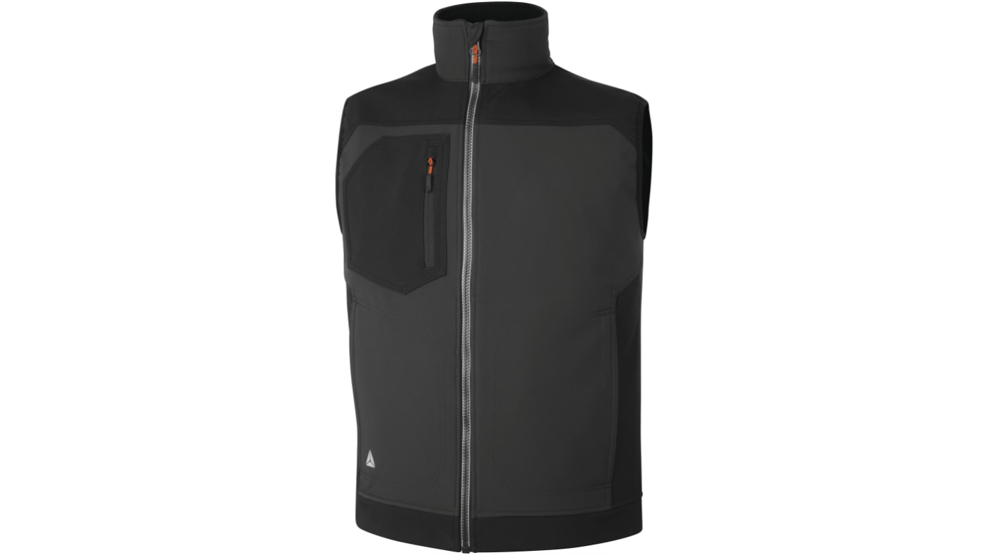 Delta Plus HOLEN Unisex Arbeitsweste Größe L Schwarz/Grün/Weiß/Gelb