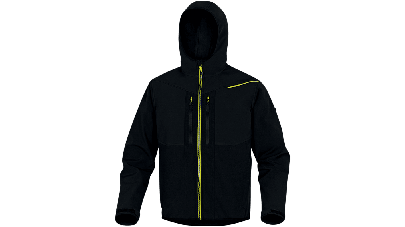 Giacca Softshell Nero, Giallo XXL Traspirante, impermeabile HORTEN2 LIGHT