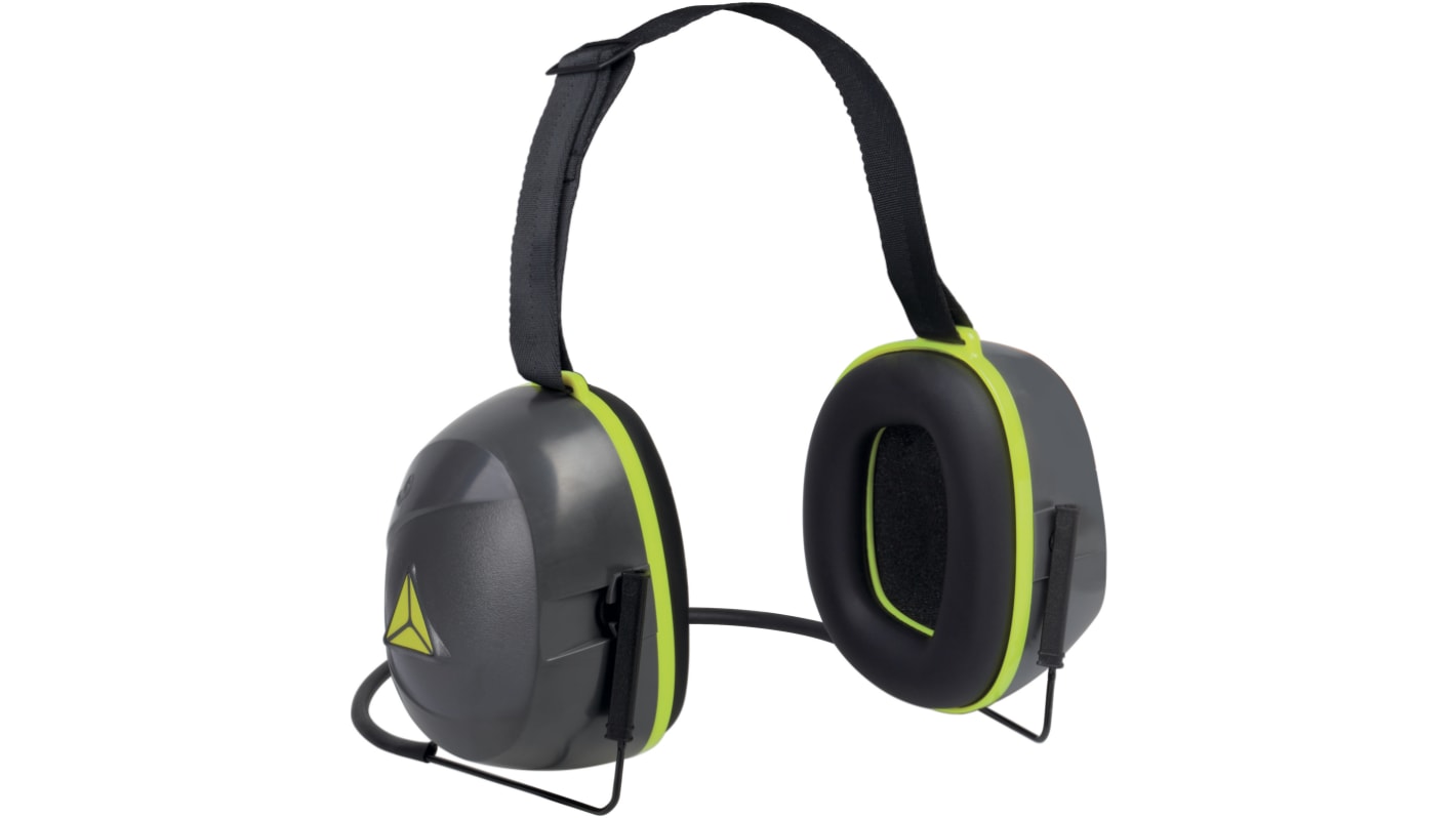 Delta Plus INTERLAGOS NB Wired Ear Defender with Neckband, 28dB, Grey