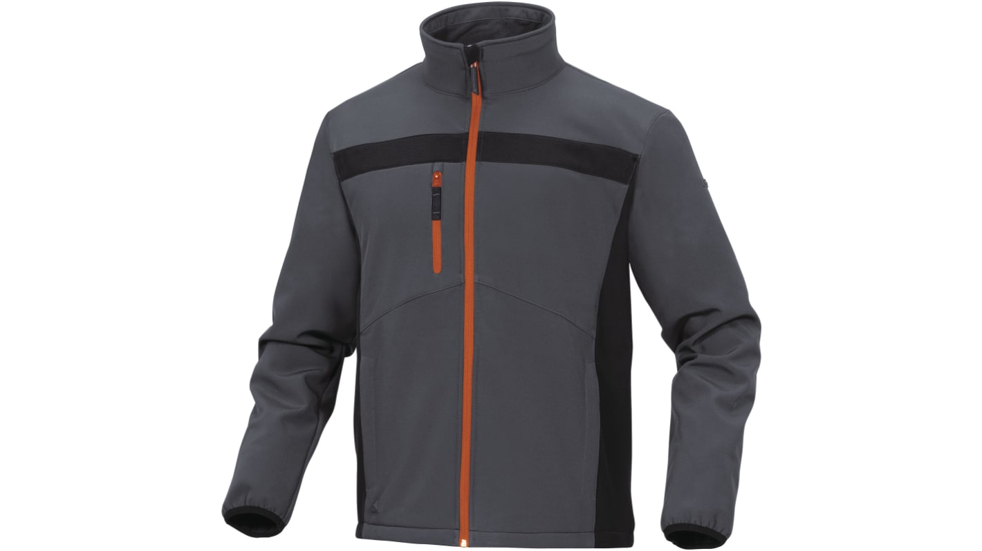Delta Plus LULEA2 Black/Green/White/Yellow, Water Repellent Softshell Jacket, S