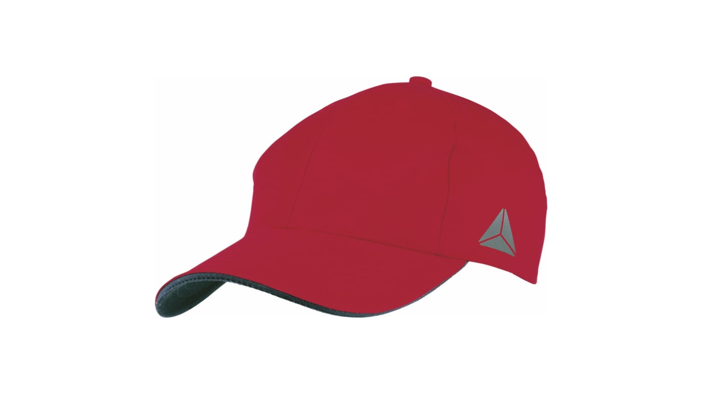Delta Plus Grey/Orange 65% Cotton - 35% Polyester Cap