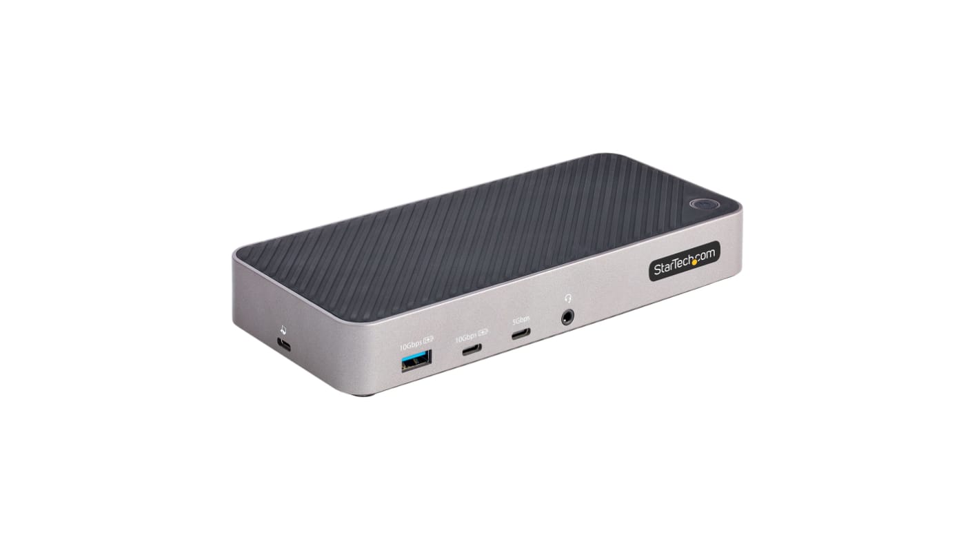 StarTech.com Triple Monitor 4K @ 60Hz USB-C Docking Station with DisplayPort, HDMI - 5 x USB ports, USB A, USB C