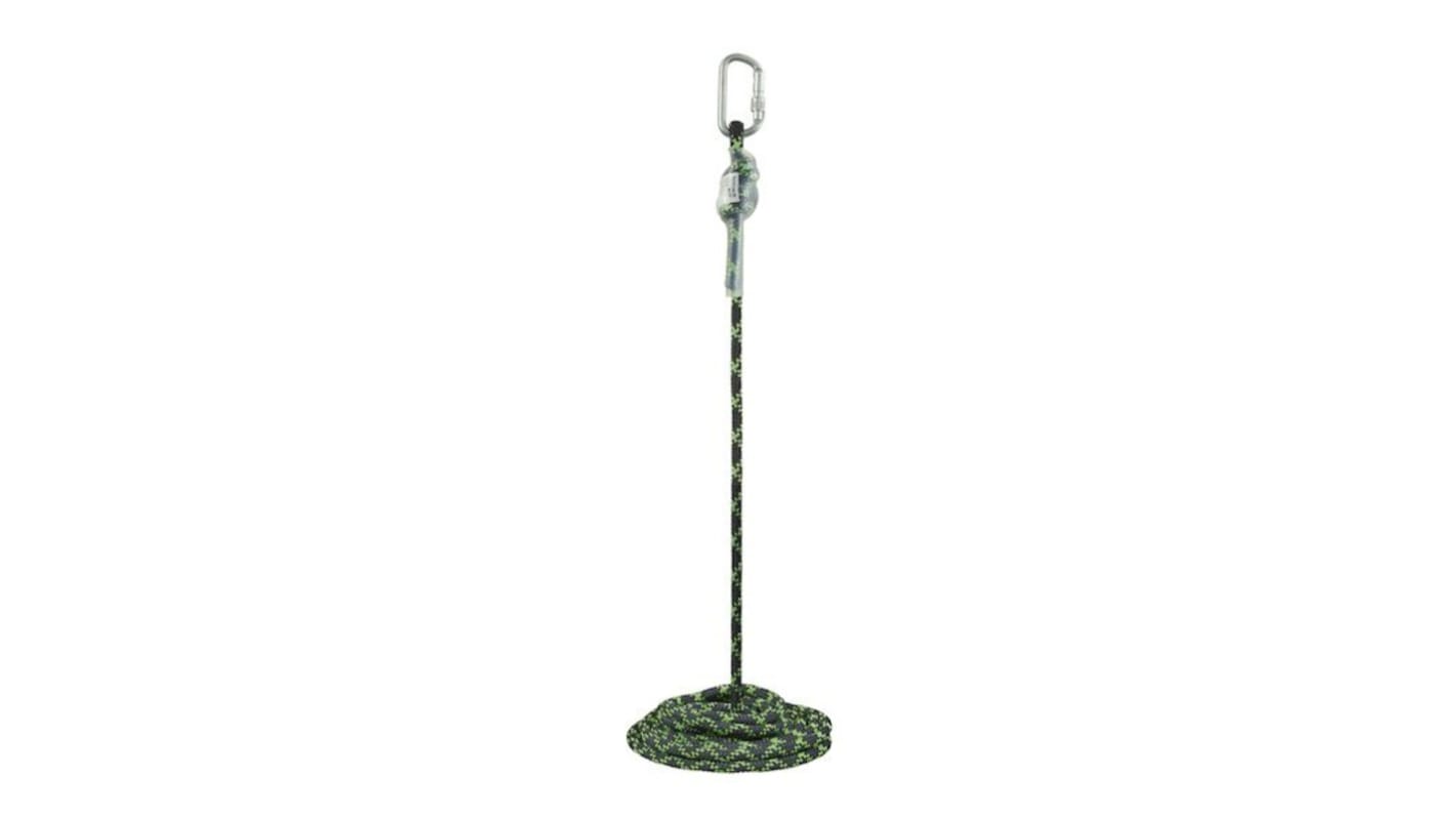 Honeywell Safety Sicherungsseil, Baumwolle, Polyester Schwarz/Grün, Ø 12mm Länge 5m, Belastung 140kg