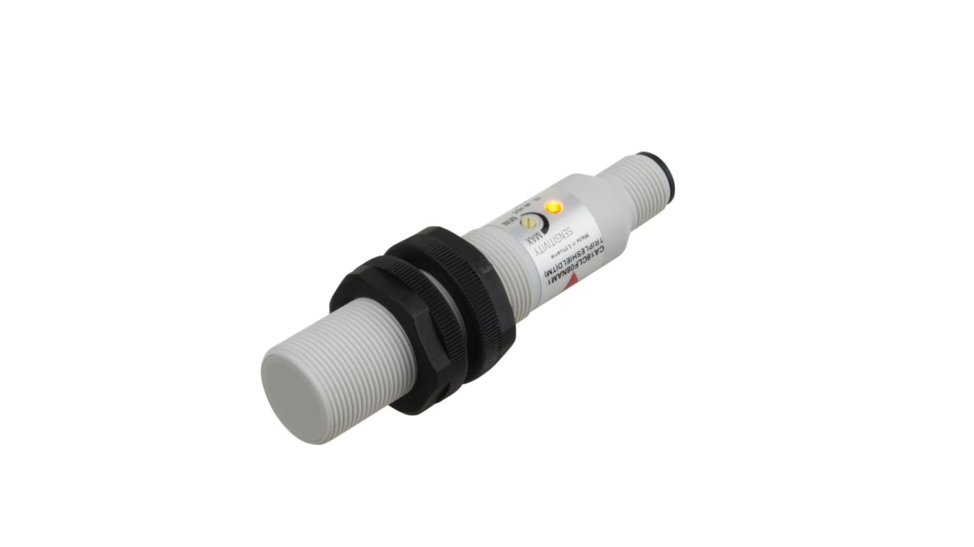 Sensore di prossimità Cilindrico Carlo Gavazzi, NC, M18 x 1, rilevamento 8 mm, 20 → 250 V ca