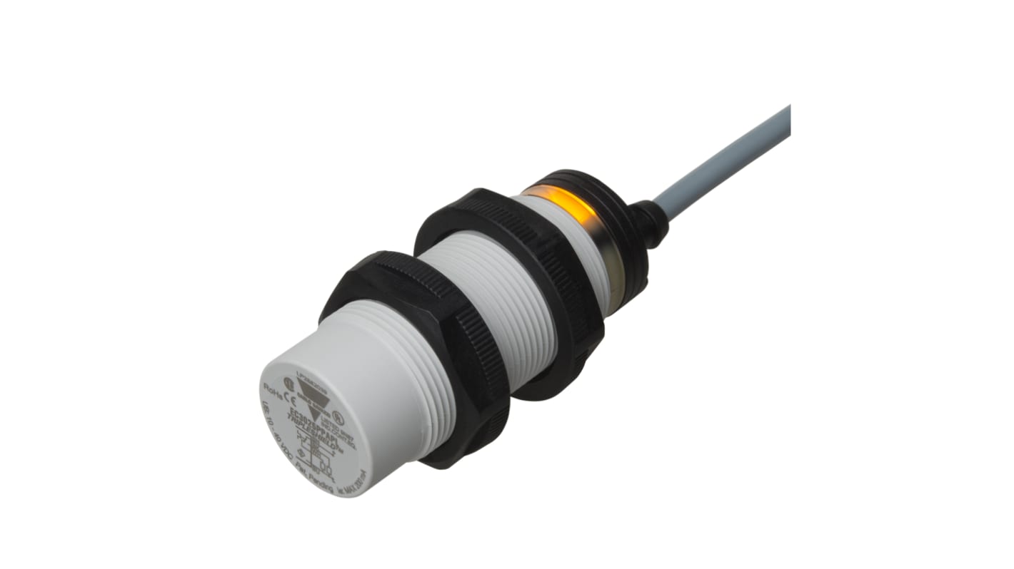 Rs-Online Sensore di prossimità Cilindro filettato Carlo Gavazzi M30 rilevamento 25 mm 10 → 40 V c.c