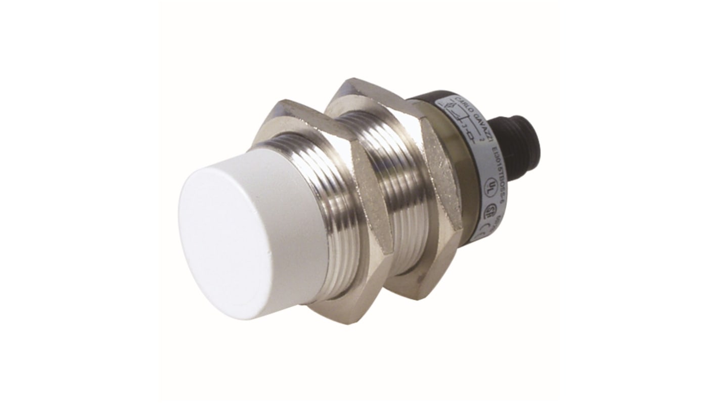 Rs-Online Sensore di prossimità Cilindro filettato Carlo Gavazzi M30 rilevamento 15 mm 20 → 250 V ca