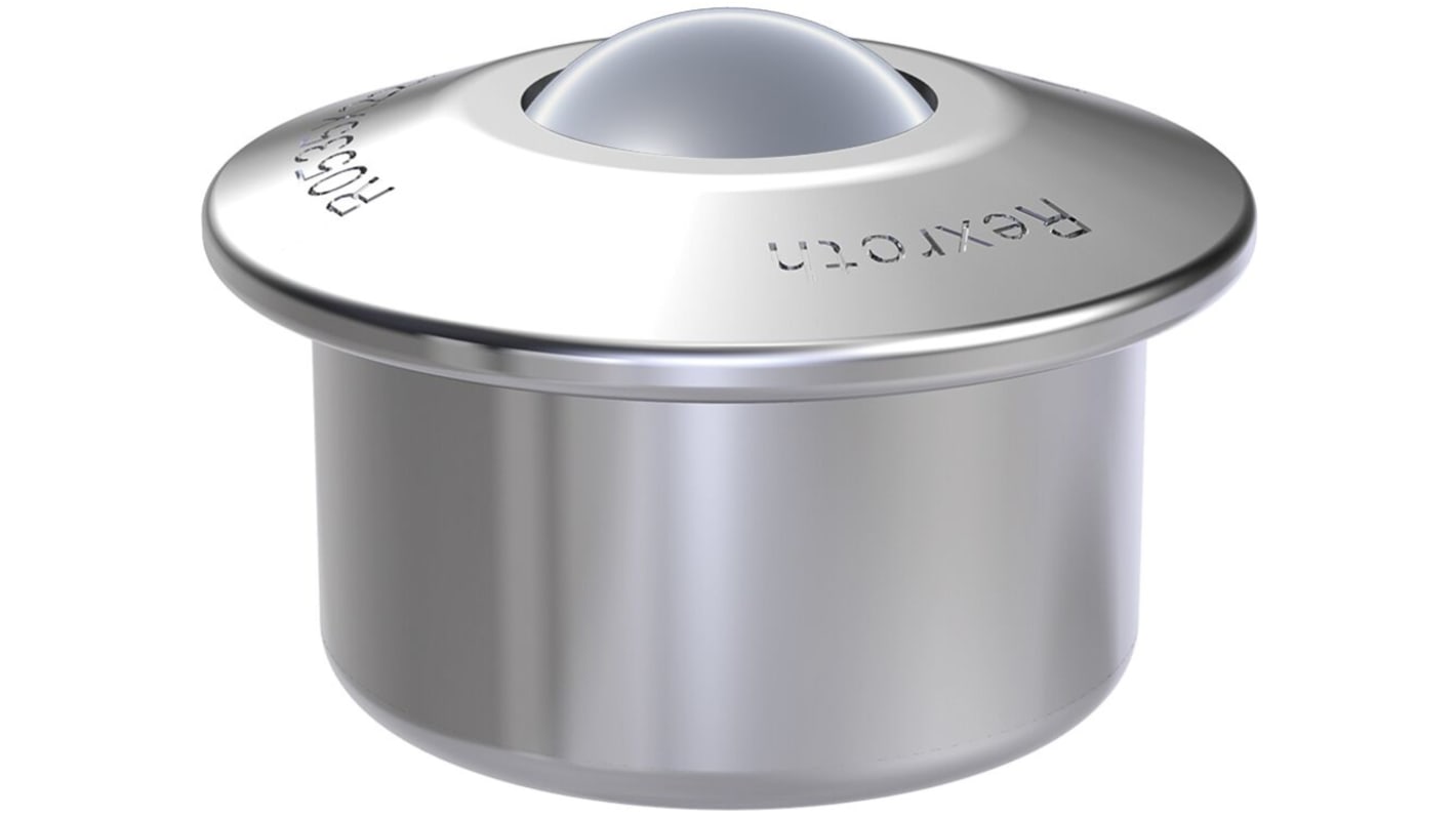 Bosch Rexroth Ball Transfer Unit with 30.162mm diameter Stainless Steel ball Stainless Steel ball
