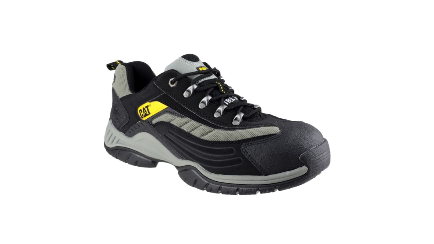 Caterpillar MOOR Unisex Black Steel Toe Capped Safety Shoes, UK 11, EU 45