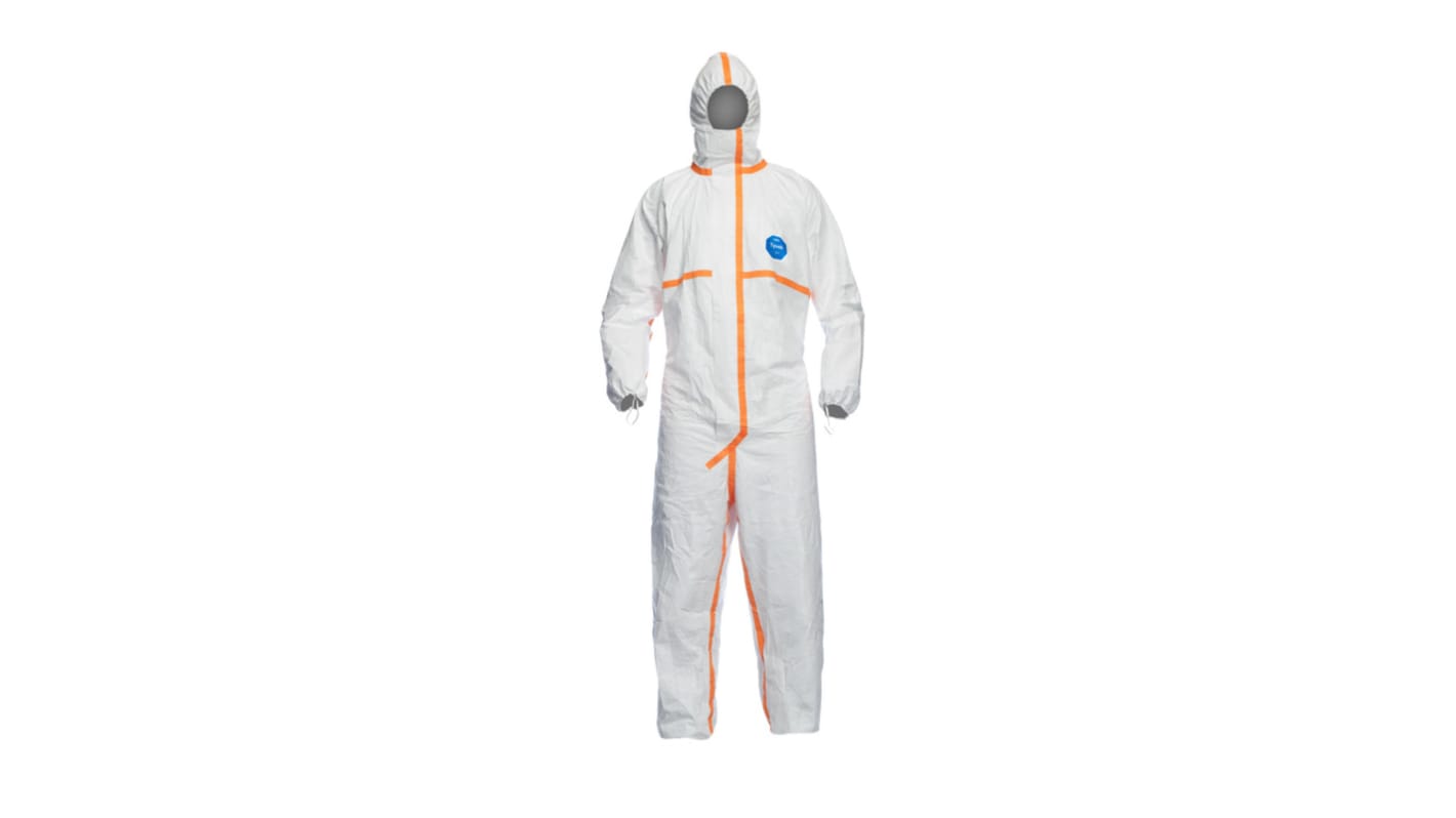 Tuta da lavoro Tyvek Unisex tg. M, col. Colore bianco