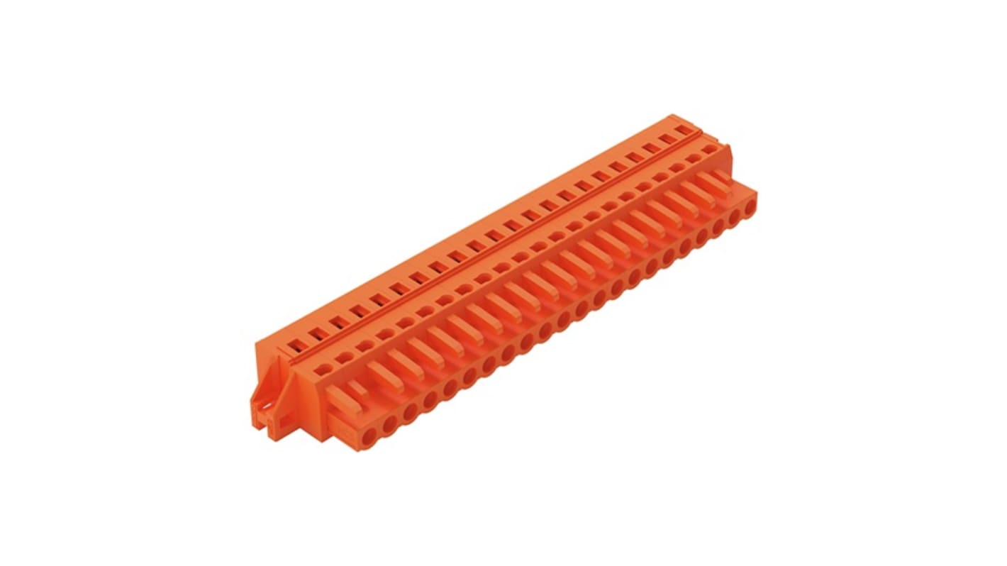 WAGO 231 Series Pluggable Connector, 22-Pole, Female, 22-Way, Cable Mount, 16A