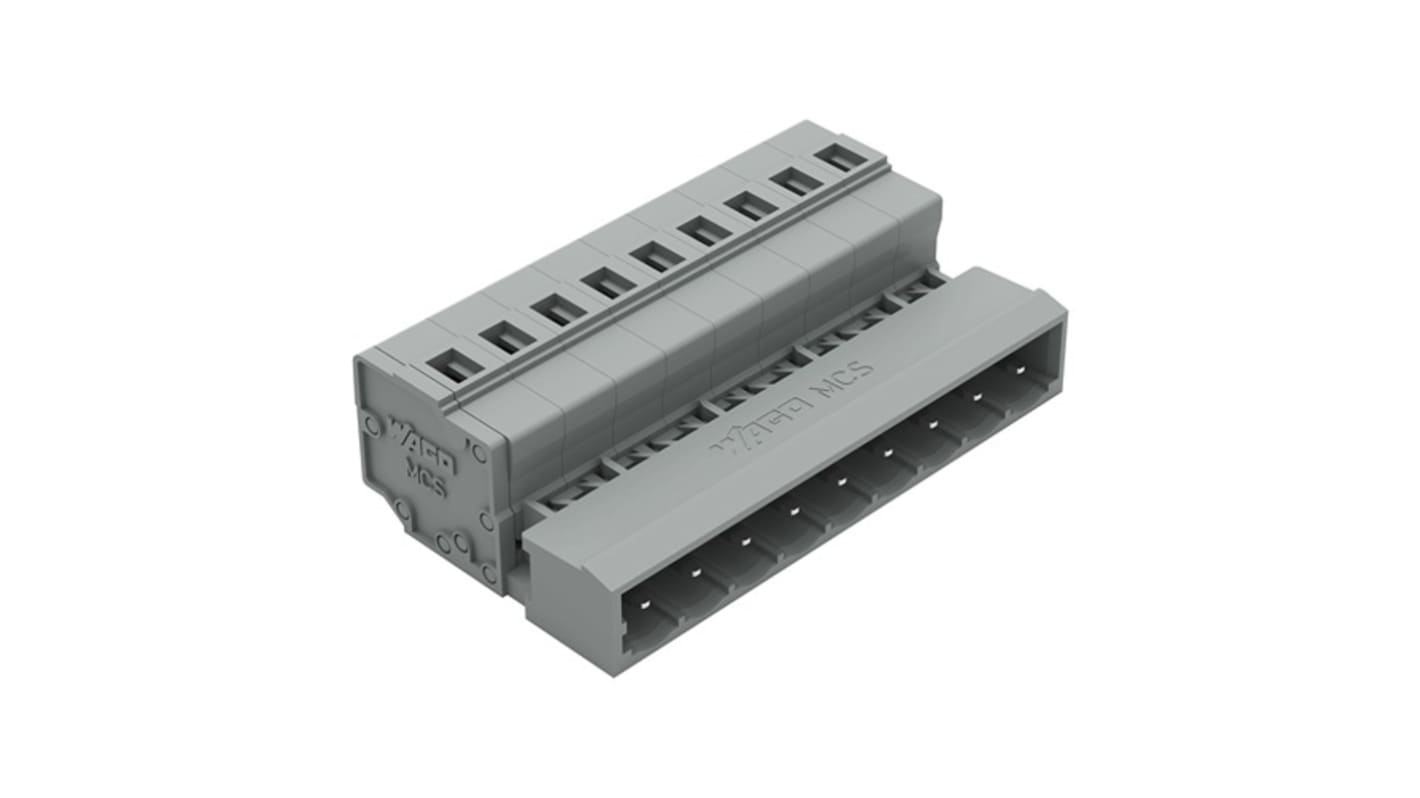 Conector de iluminación Macho 231, 9 Polos, Encaje a Presión, 12A