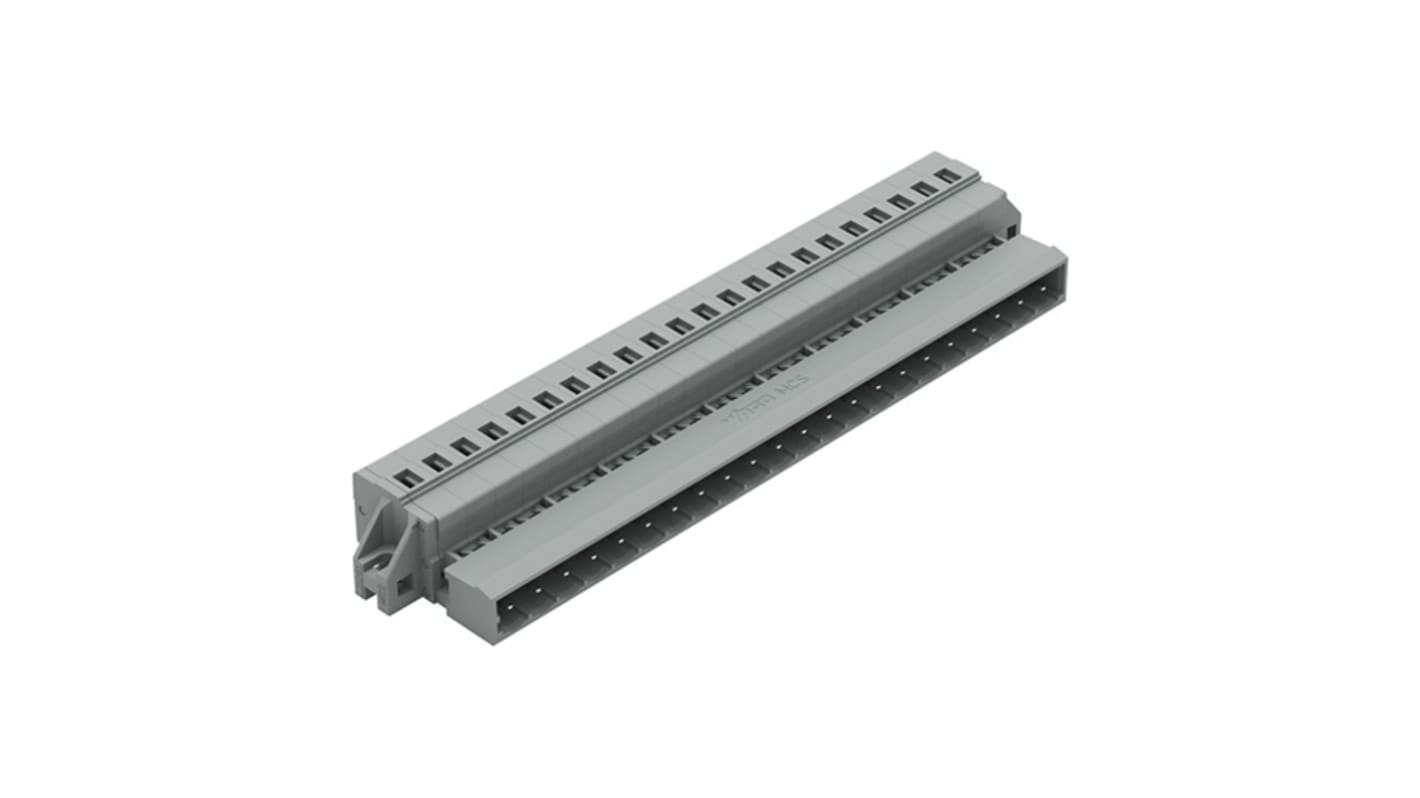 WAGO 231 Series Pluggable Connector, 22-Pole, Male, 22-Way, Feed Through, 15A