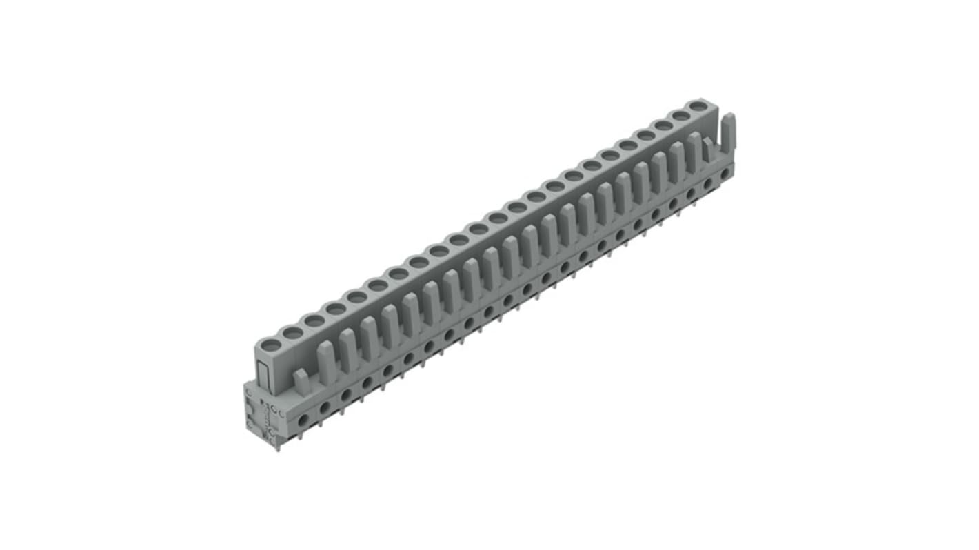 Wtyk PCB 23 -pinowe raster: 5mm Złącze żeńskie THT Proste Montaż na płytce drukowanej