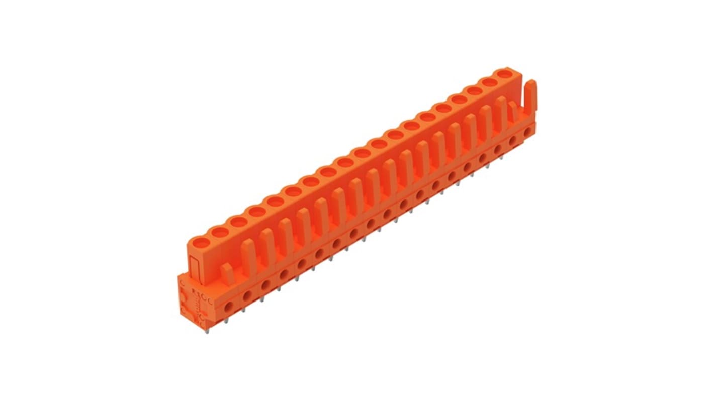 Wtyk PCB 19 -pinowe raster: 5.08mm Nagłówek Proste Montaż na płytce drukowanej
