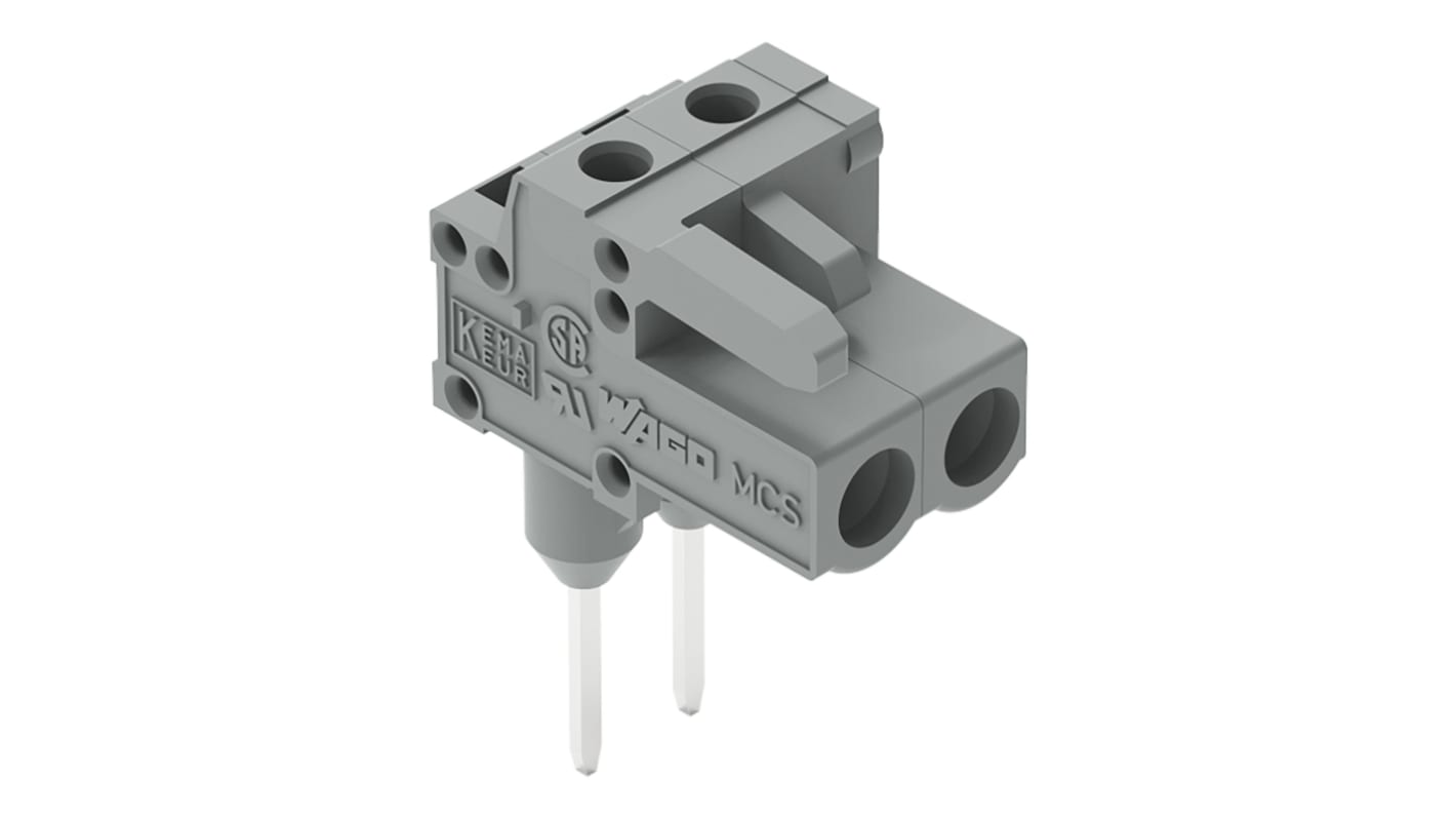 Złącze PCB 2 -pinowe raster: 5mm Złącze żeńskie Kątowy Montaż na płytce drukowanej