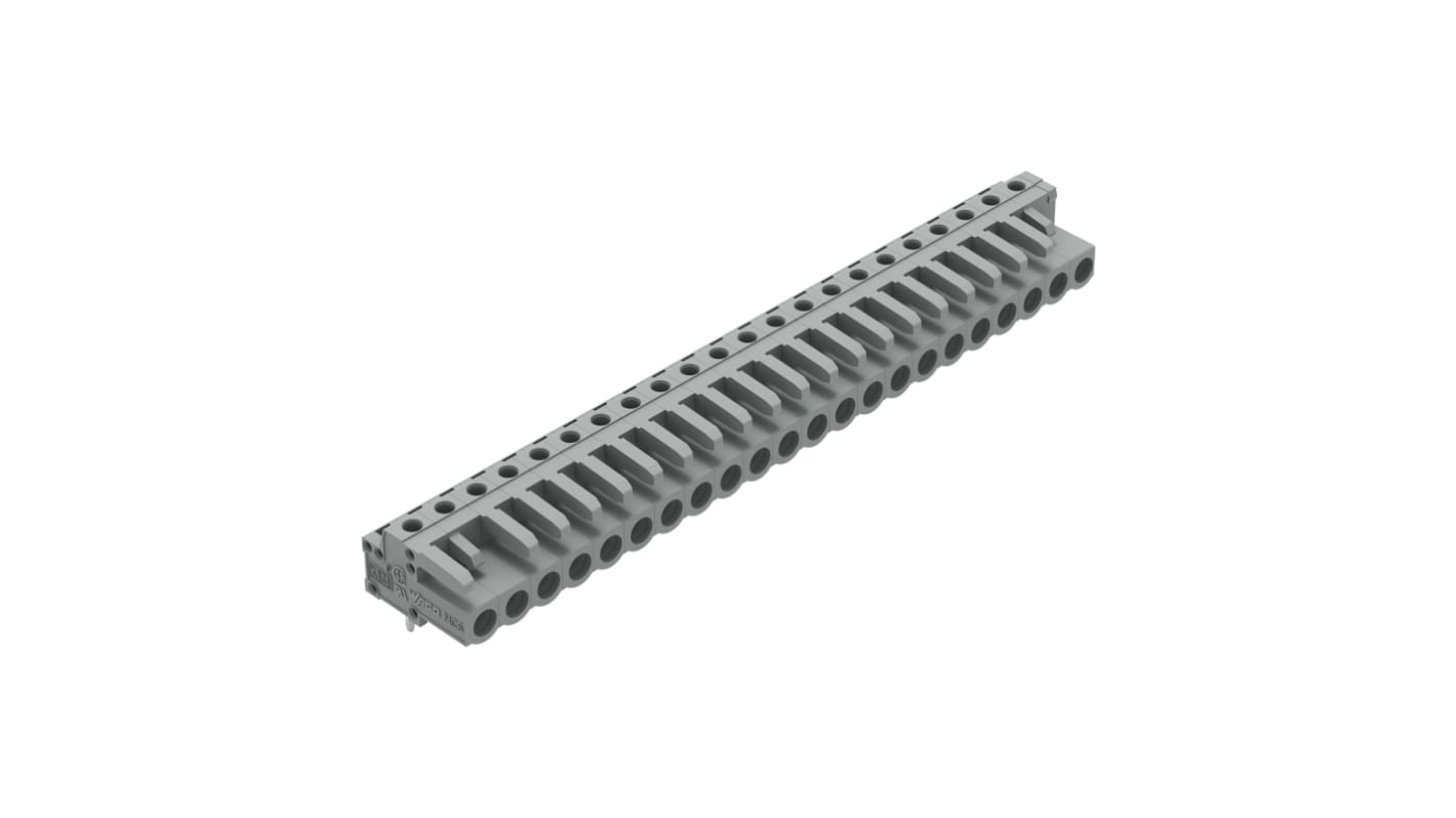 Wtyk PCB 22 -pinowe raster: 5mm Nagłówek Kątowy Montaż na płytce drukowanej