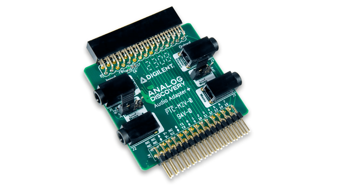 Digilent Discovery 3 Audio Adapter for Use with Oscilloscope