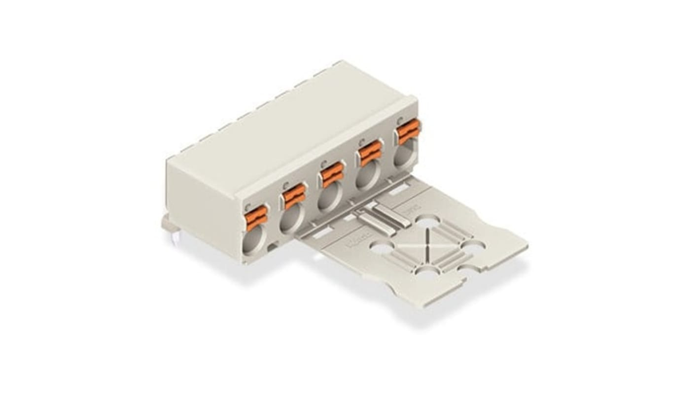 Gniazdo PCB 5 -pinowe raster: 7.5mm Złącze wtykowe Kątowy Wciskane