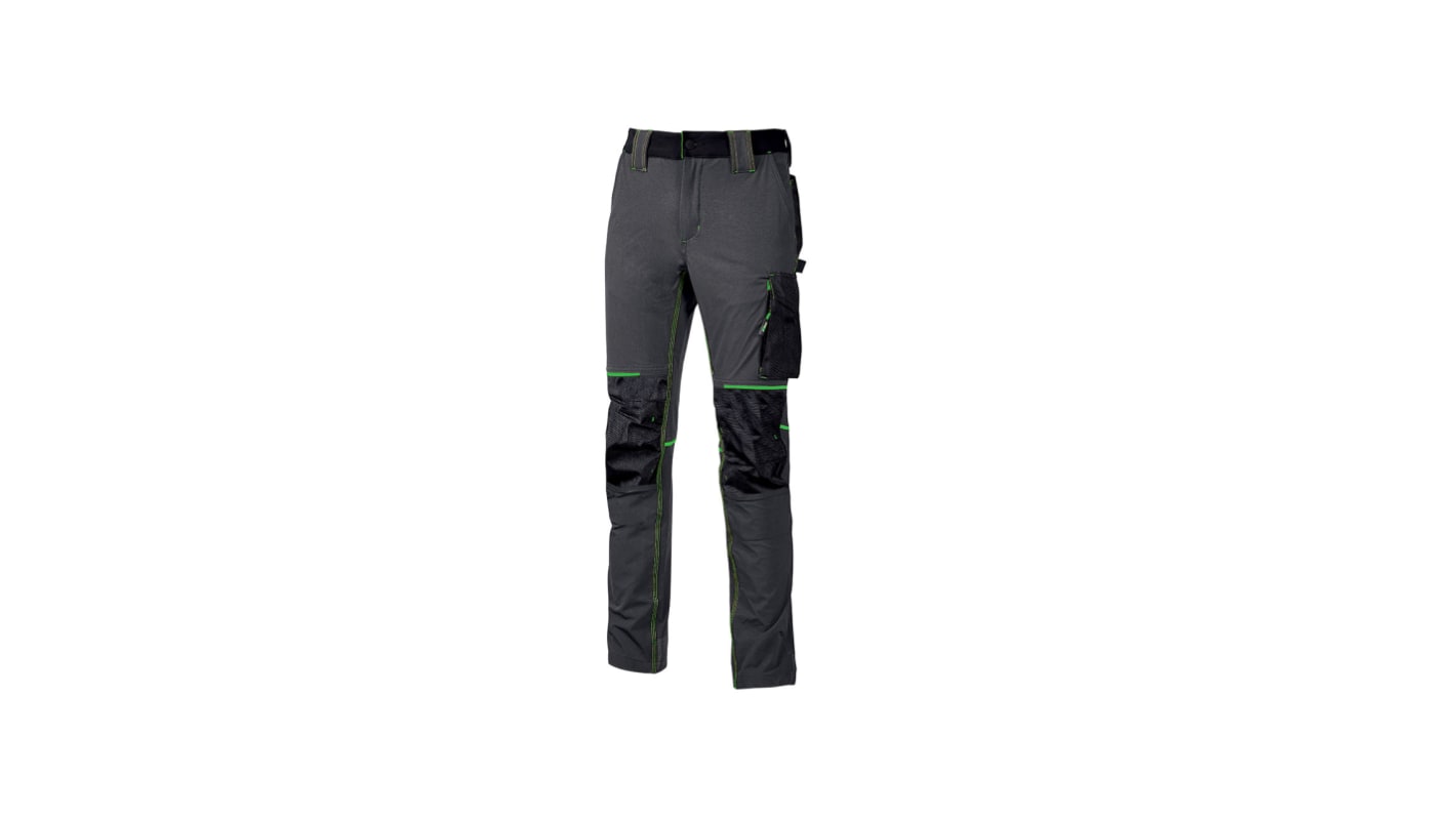 UPower Performance Herren Hose , 10 % Spandex, 90 % Nylon Grau/Grün Atmungsaktiv, Wasserabweisend, Größe 74 →