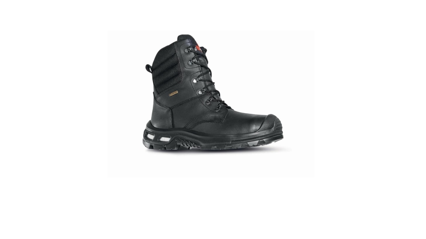 U Group Gore - Tex Unisex Black Aluminium Toe Capped Safety Boots, UK 7, EU 41