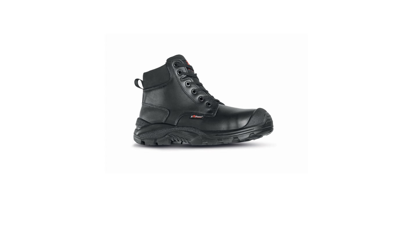 U Group Concept Plus Unisex Black Composite Toe Capped Safety Shoes, UK 4, EU 37