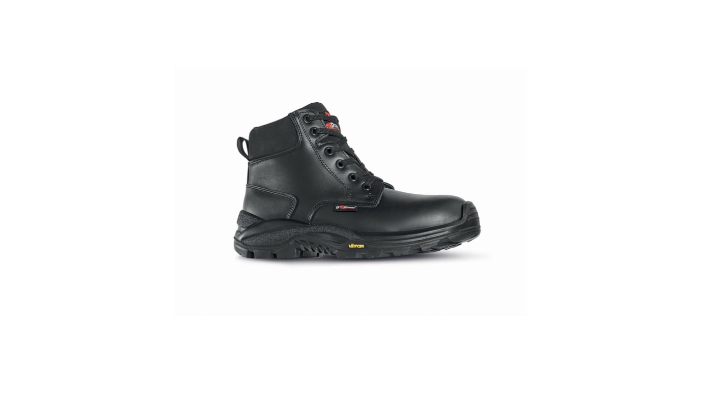 U Group Concept Plus Unisex Black Composite Toe Capped Safety Shoes, UK 6, EU 39