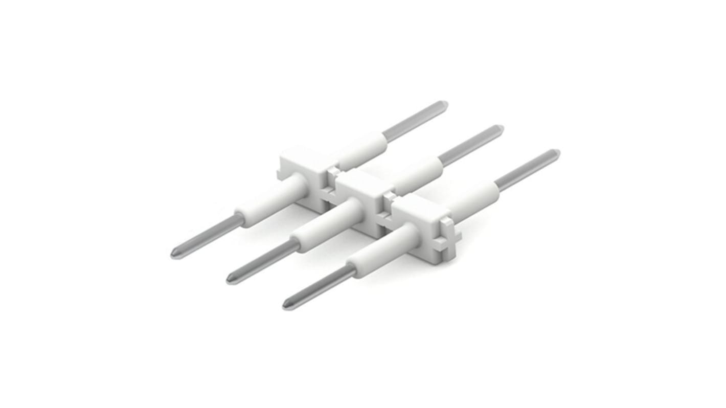 WAGO Stecker/Stecker 2061 LED-Steckverbinder, Platine-Platine-Verbindung, Kontakte: 4, Anz.Ausl. 4, Einschieben, 9A