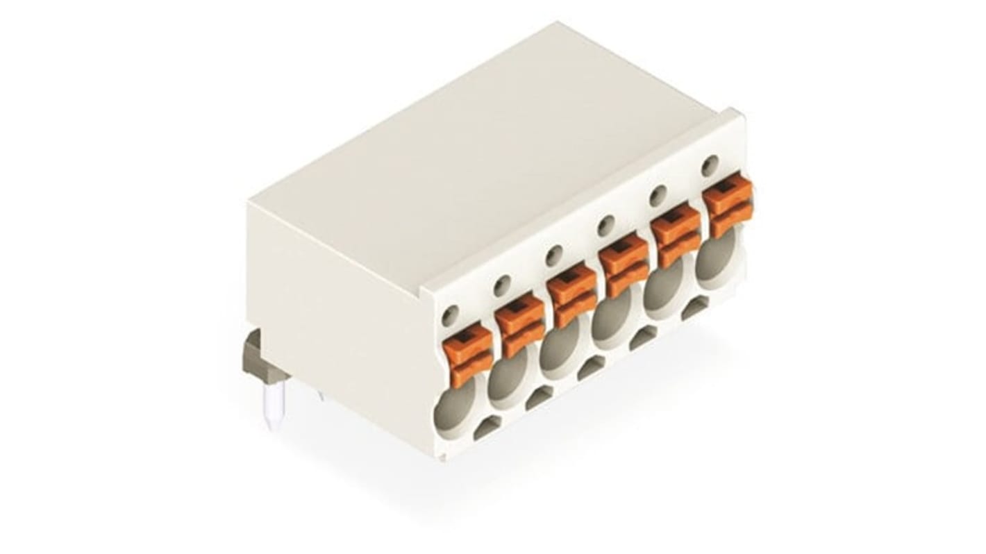 Złącze PCB 8 -pinowe raster: 3.5mm Złącze żeńskie PCB Kątowy Wciskane