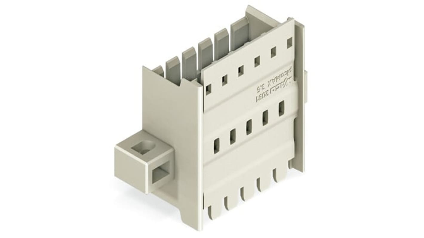 WAGO Male Connector Male 8-Port 8-Position, 2091-1638/024-000