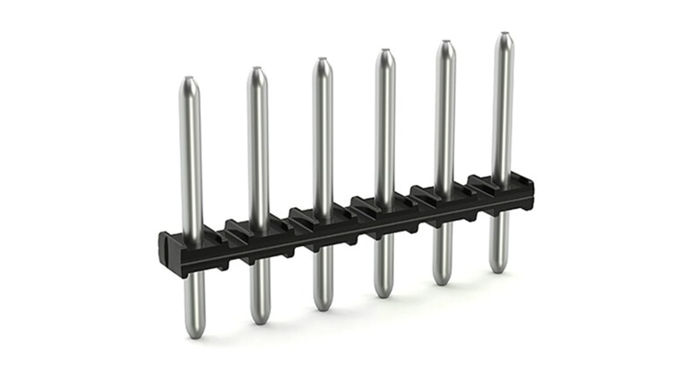 WAGO 2091 Series Vertical PCB Mount PCB Header, 7 Contact(s), 3.5mm Pitch, 1 Row(s), Unshrouded